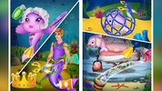 Newborn mermaid baby care game screenshot 1