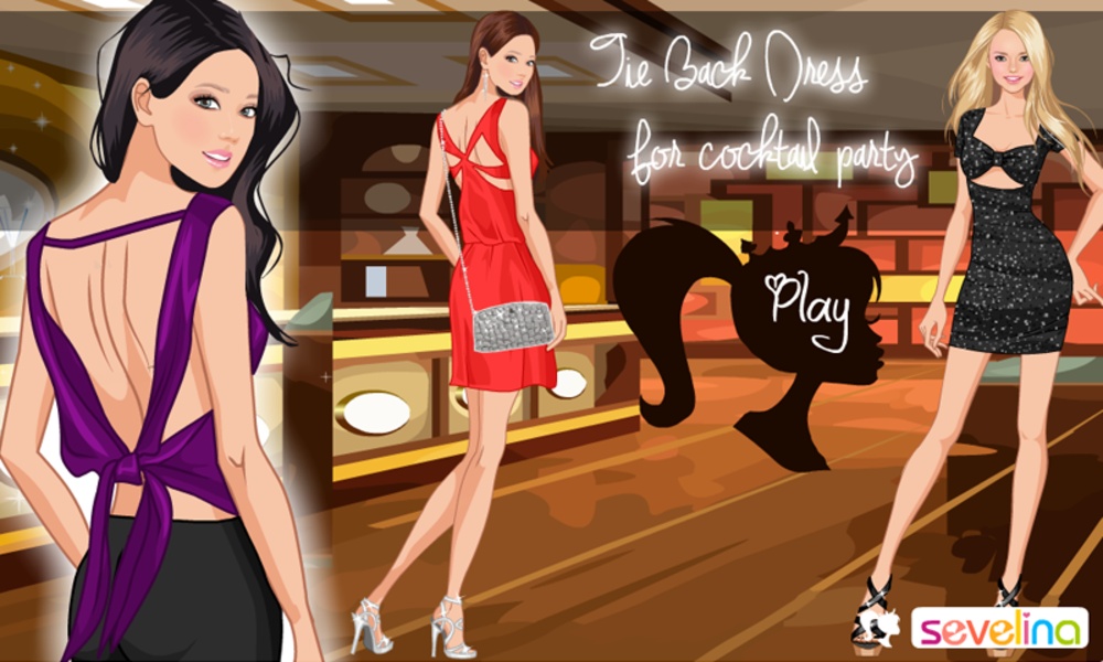 Tie back dress - Preview 1
