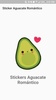 Sticker Aguacate Romántico screenshot 1