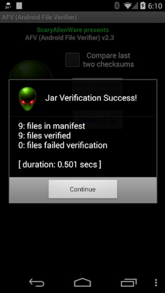 AFV (Android File Verifier) - Preview 6