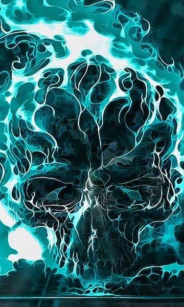 Fire Skulls Live Wallpaper - Preview 1