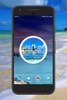 Beach Clock Live Wallpaper screenshot 1