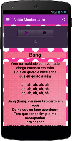 Anitta Musica Letra - Preview 1