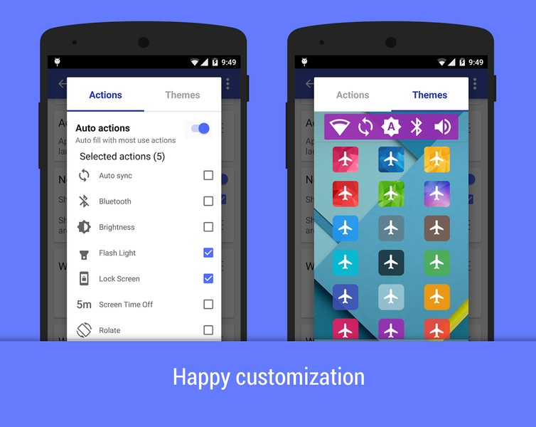 Action Widgets - Preview 3