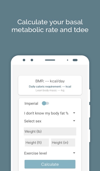BMR calculator - Preview 4