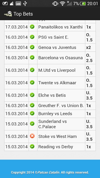 Top Bets - Preview 1