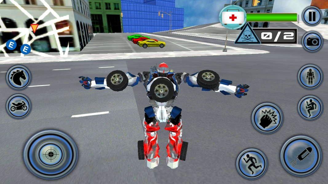 US Police Horse Robot Bike Transform Wild Cop Game - Preview 8