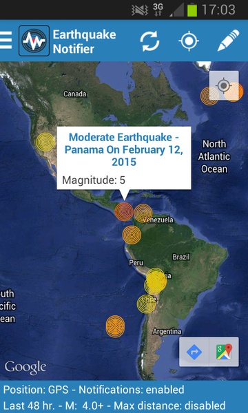 Earthquake Notifier - Preview 4