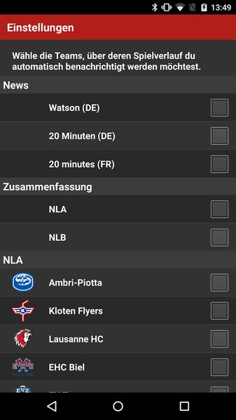HockeyInfo - Preview 1