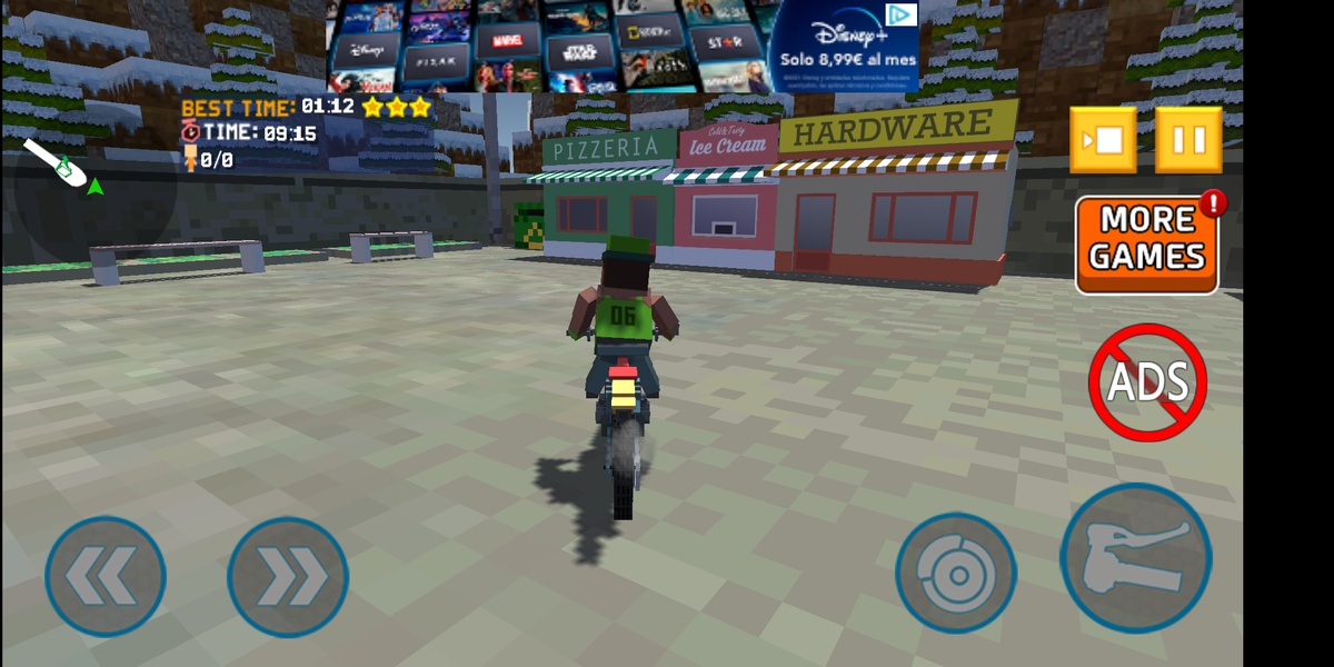 Blocky Moto Bike SIM: Winter Breeze - Preview 6