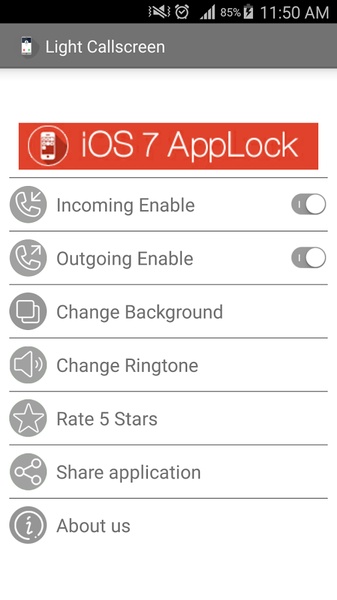 Light Callscreen - Preview 3
