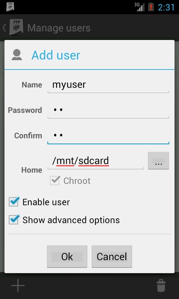 FTPDroid - Preview 4