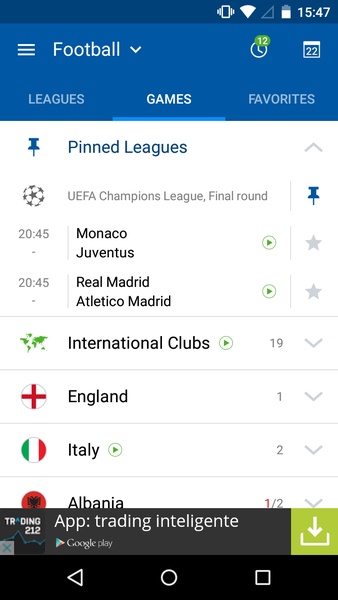 SofaScore LiveScore - Resultados ao Vivo - Microsoft Apps