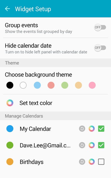 Clean Calendar Widget - Preview 8