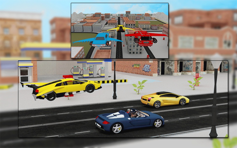 Flying Sports Car Racing 3D - Preview 6