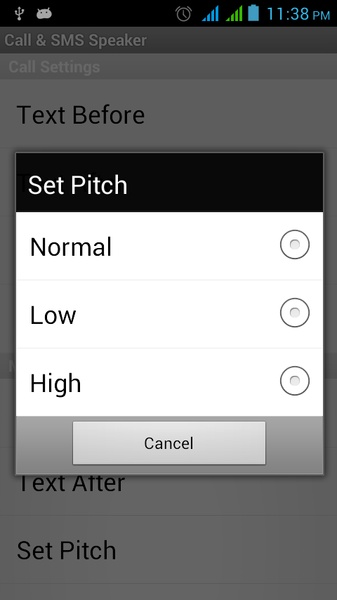 Call & SMS Speaker - Preview 1