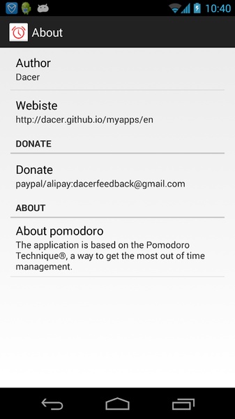 Simple Pomodoro - Preview 2