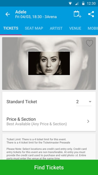 TicketmasterIE - Preview 5