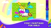 Unicorn Coloring Games screenshot 2