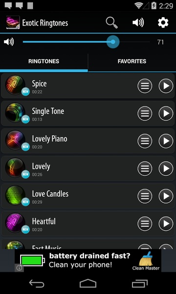 Exotic Ringtones - Preview 3