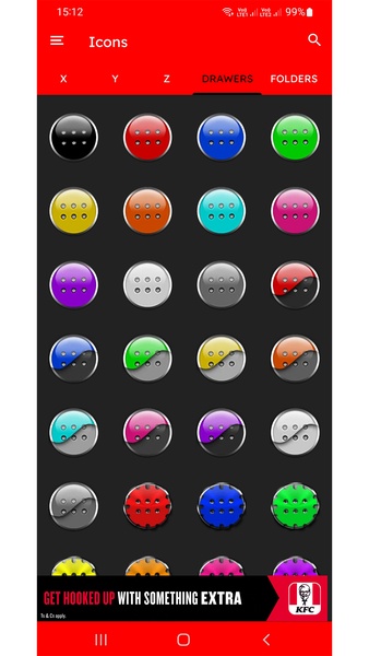 Silver and Black Icon Pack Free - Preview 1