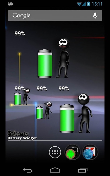 Stickman Battery Widget - Preview 8