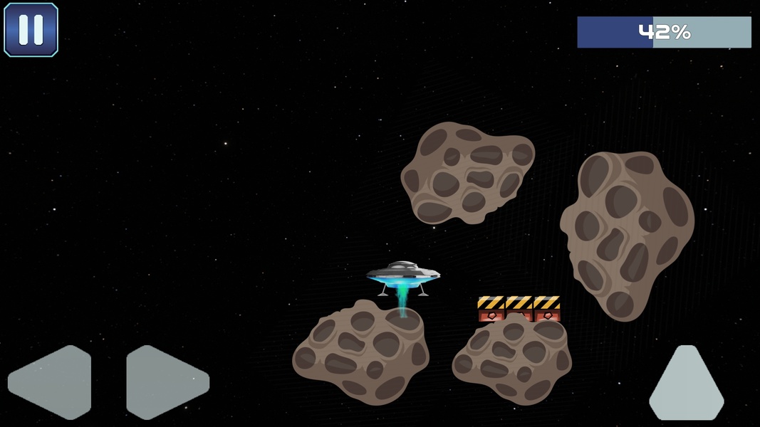 Mission To Mars - control flying saucer and land - Preview 2