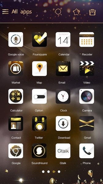 Gold Rush GOLauncher EX Theme - Preview 3