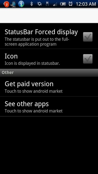 StatusBar On Free - Preview 1