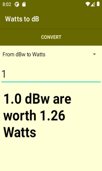 Watts to dB converter - Preview 4