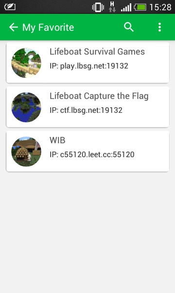 MCPE Servers List - Preview 2