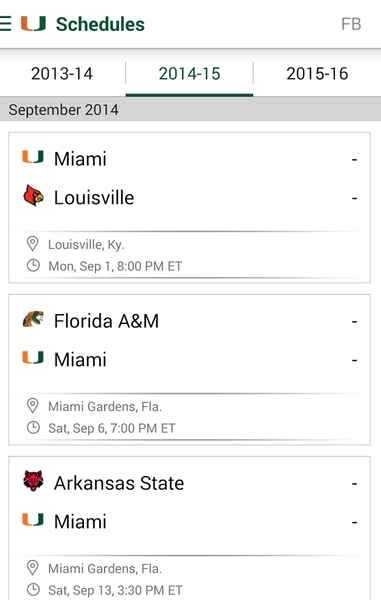 Miami Hurricanes - Preview 3