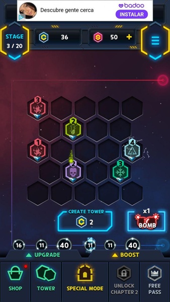 NeonMergeDefence - Preview 4
