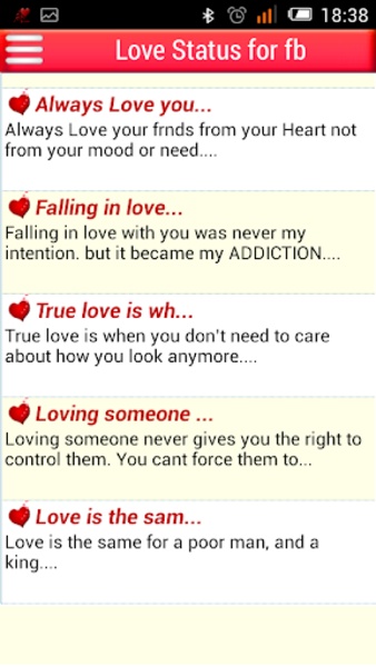 The Best Love SMS (Free) - Preview 4