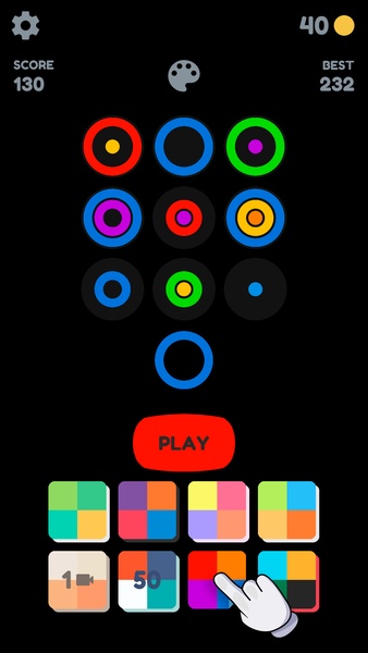 Rainbow Rings: Color Puzzle Game - Preview 4