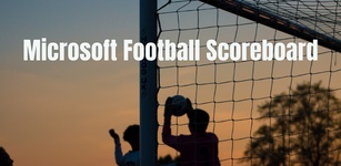 Microsoft Football Scoreboard 주요 이미지