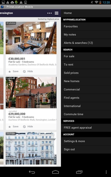 PrimeLocation Mobile - Preview 1