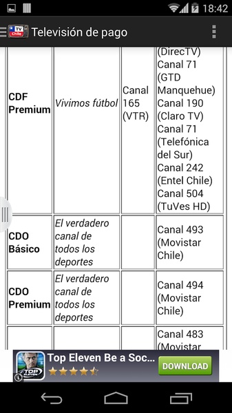 Canales TV Chile - Preview 2