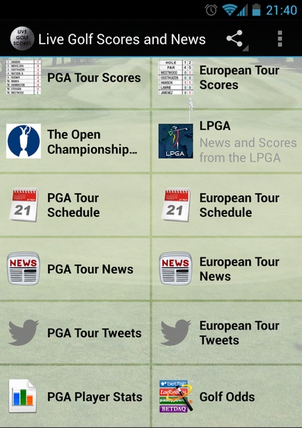 Live Golf Scores and News - Preview 4