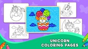 Unicorn Coloring Games screenshot 7