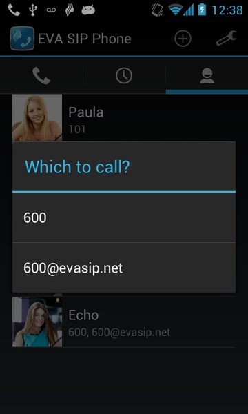 EVA SIP Phone - Preview 2