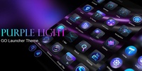 Purple Light GOLauncher EX Theme screenshot 1