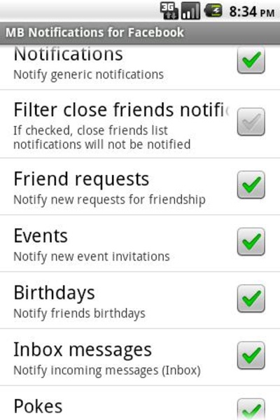 MB Notifications for Facebook (Free) - Preview 5