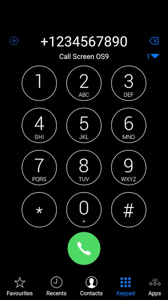 Dialer Theme Dark - Preview 4