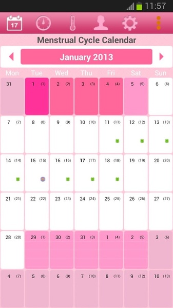 Menstrual Cycle Calendar - Preview 8