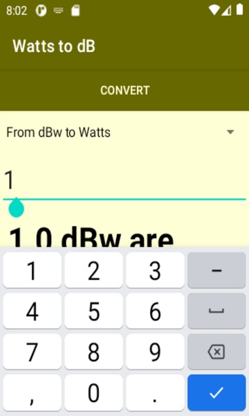 Watts to dB converter - Preview 3