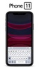 Black Phone 11 Keyboard Theme screenshot 5