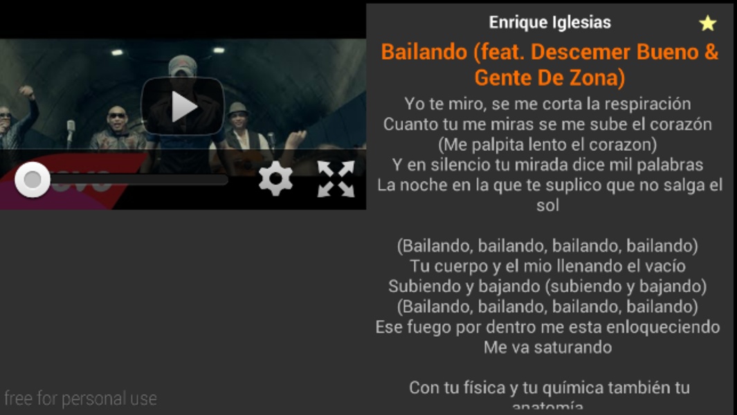 Letras de Canciones - Preview 1