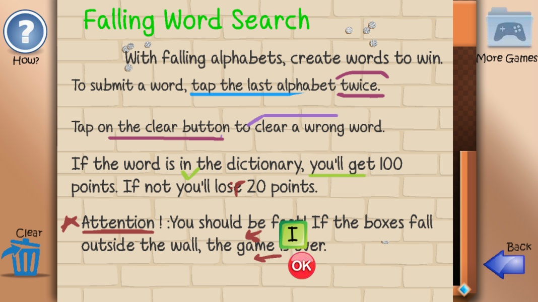 Falling Word Search - Preview 2