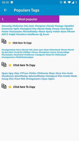 HashTags pro - Preview 3